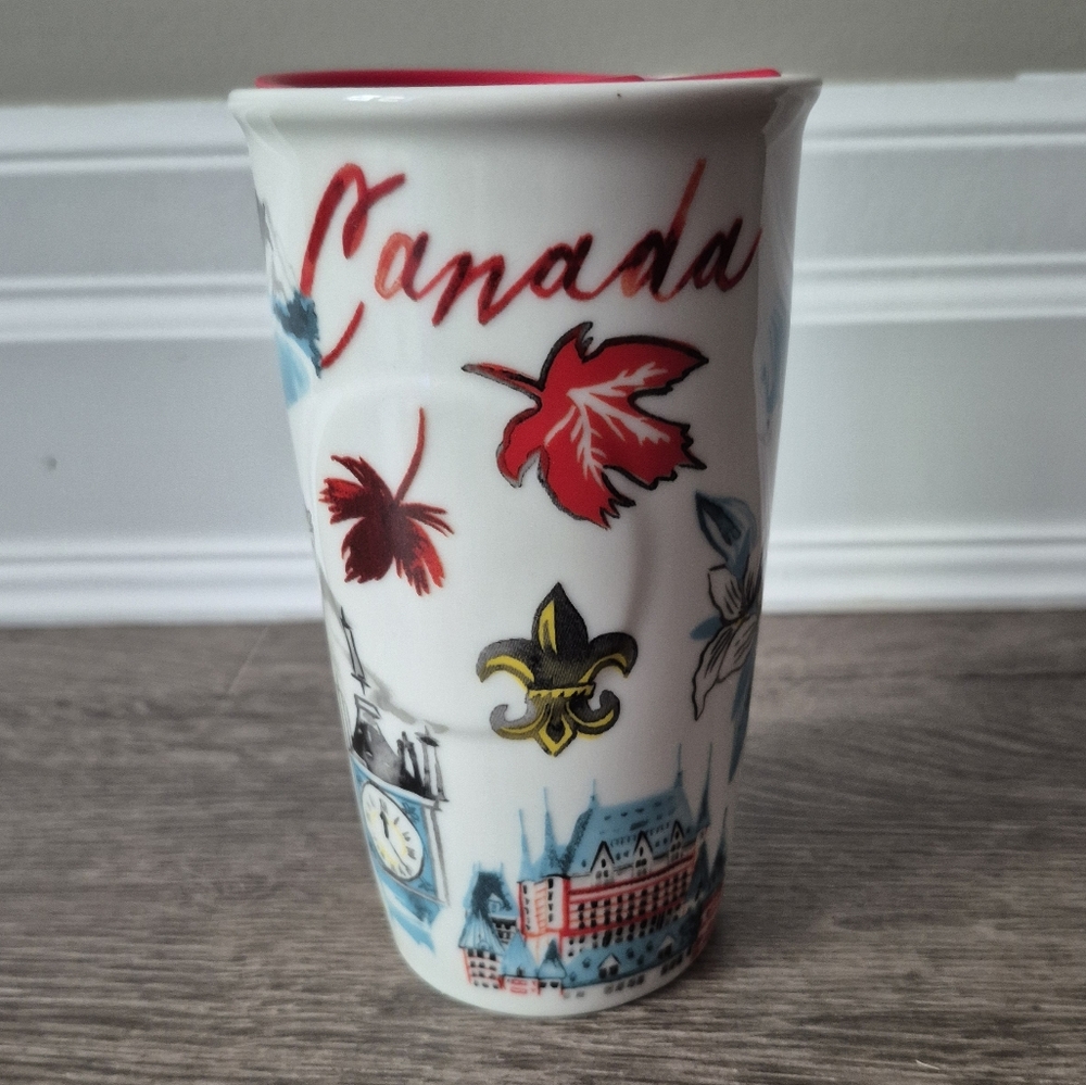 Starbucks CANADA porcelin 10oz Travel Mug